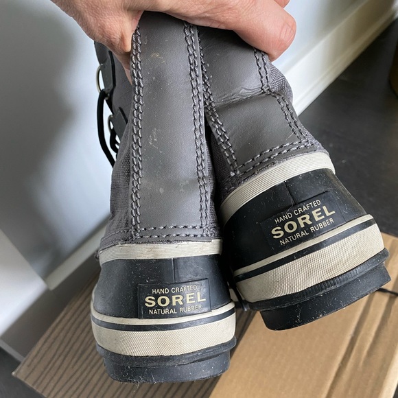 Sorel Carnival Snow Boots Gray Size 8 - Picture 6 of 10